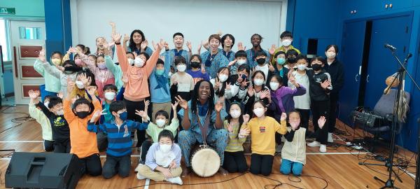 동산초등학교에서 아메네와 함께하는 서아프리카로의 예술여행!